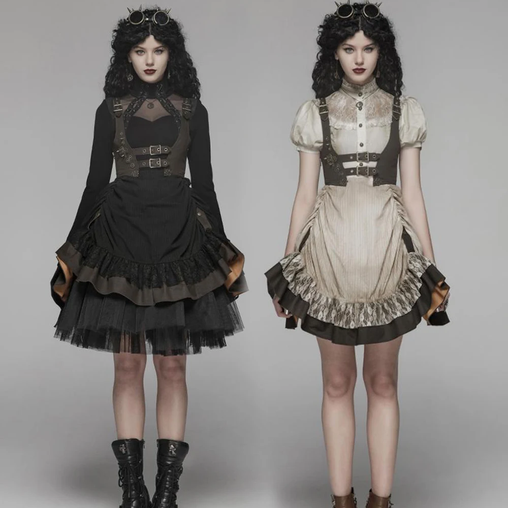 

WQ-424LQF Sexy Lolita Dress Steam Punk Lolita Dress Women Dress, Black