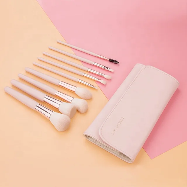 

Wholesale Professional Pink Blush Brush Private Label Makeup Brushes Set with Case