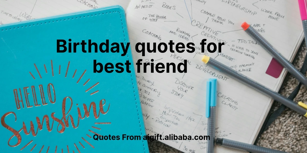 birthday quotes for best friend