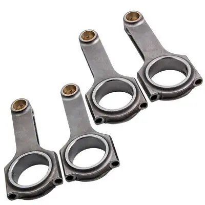 

maXpeedingrods 4 PCS Steel Forged Connecting Rod Rods for JDM Honda Civic CRX D16 D16A D16Y7 137 mm Without bolts
