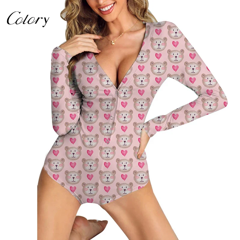 

Colory Womens Printed Pajamas Turkey Sleepwear Spring 2 Milk Silk Shorts Ladies Pjs, Picture shows