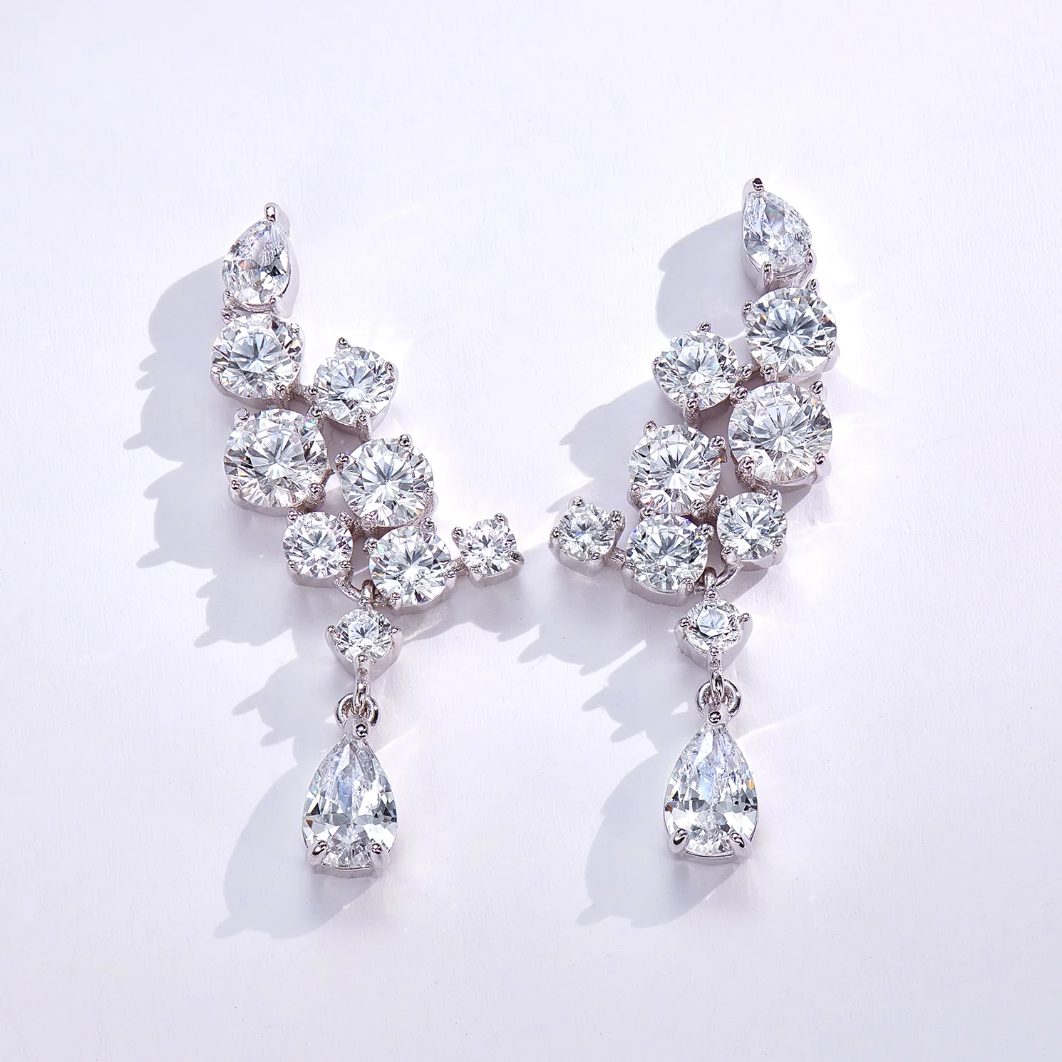 

New Party jewelry platinum plated ears stud earring design christmas earrings