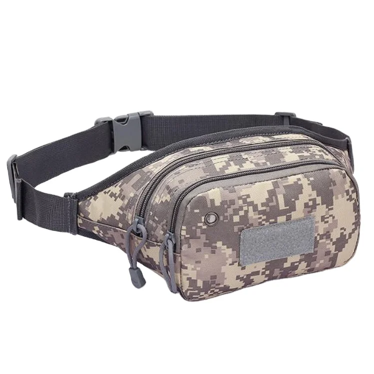 

High Quality Fashion Men's Fanny Pack Camping Hiking Running Waist Bag With Big Compartment