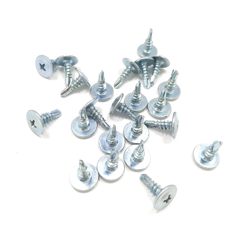 White Zinc Plated Truss Wafer Head C1022 Self Drilling Screw Buy