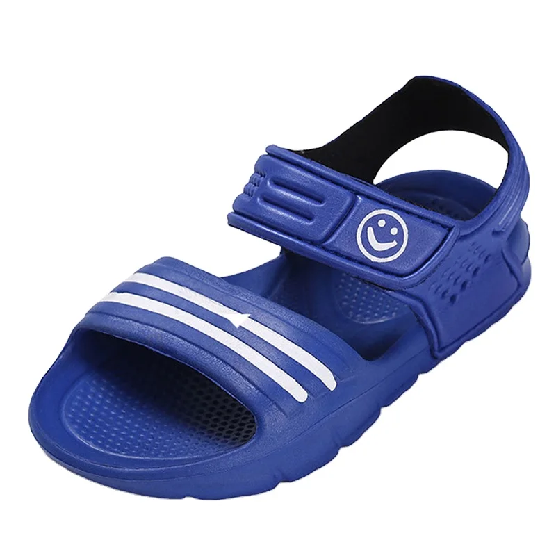 

New low price kids soft sandals Comfortable EVA odorless slippers for girls and boys custom fashion children's beach sandalias, Red,pink,blue,navy,purple,rose red,black,green,light blue