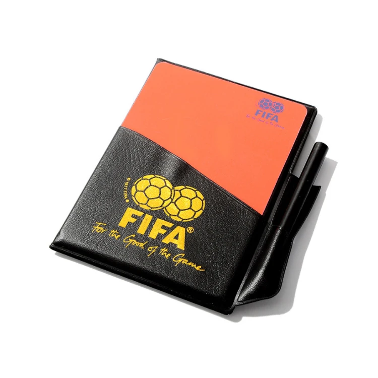 

Factory Direct Sale The Referee Records Penalty Card Fluorescent Model With A Leather Case The Football Red Card Yellow Card, Black