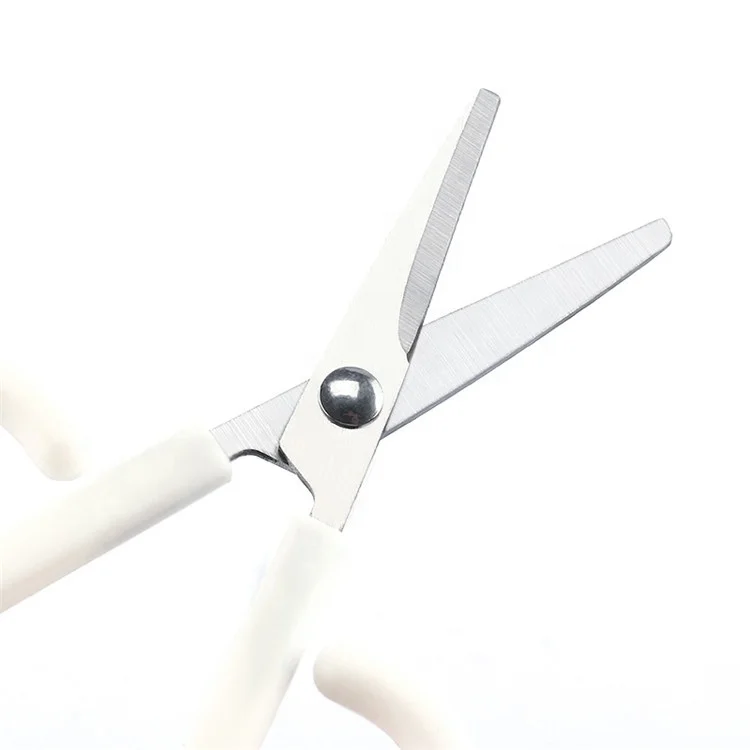 

Cheap price DIY paper cutting scissor custom logo stationery office cutting household students scissors