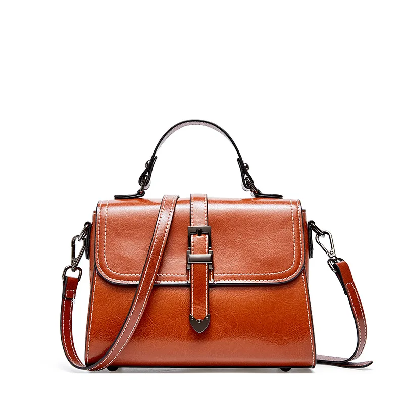 

2020 Luxury Women Split Leather Handbags Brown Ladies Shoulder Messenger Bag Vintage Female Leather Tote HandBags, Burgundy, brown, blue, black