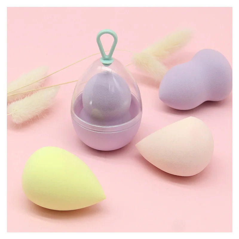 

Wholesale High Quality Makeup Sponge Private Label Beauty Latex Free Sponge Blender Hot Sales Powder Puff, Customized color