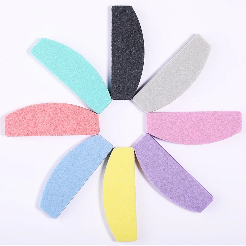 

1pc Colorful Nail Tools Supplies Nail File Sponges Modification Setback Setback Polishing Strip Sand Bar Nail Tool