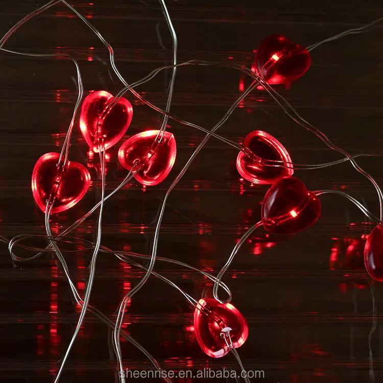 Battery operated micro LED copper wire fancy light with decoration accesory