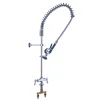 Stainless steel Waterfall Health Retractable Pre-rinse Unit Deck Mount Pressure Hospital Outdoor Kitchen Upc Faucet