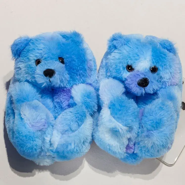 

Put on bear inspired Custom 1:1 best-selling shoes, winter lovely gift for girls, B2C/FB/ Christmas party teddy bear slippers, Picture