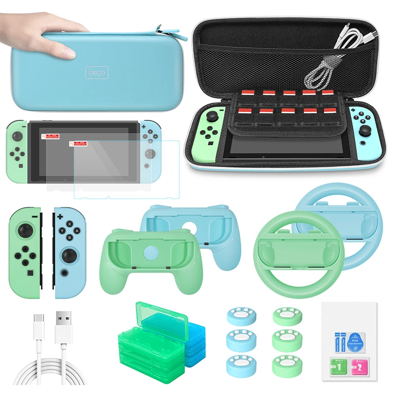 

Factory Hot Sale Para Juegos De N Carry With Accessories Protective Carrying Case Switch, Blue