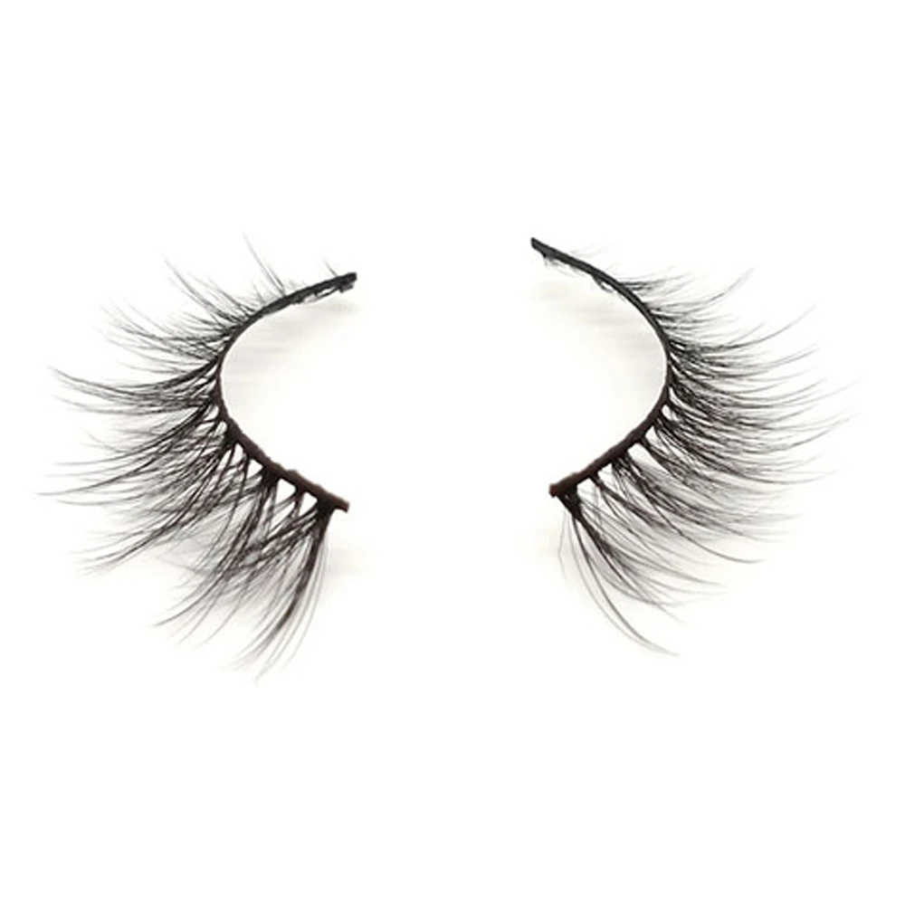 

Wholesale Factory With Private Logo Natural Wispy Looking 3D Faux Mink Lashes Synthetic Eyelashes
