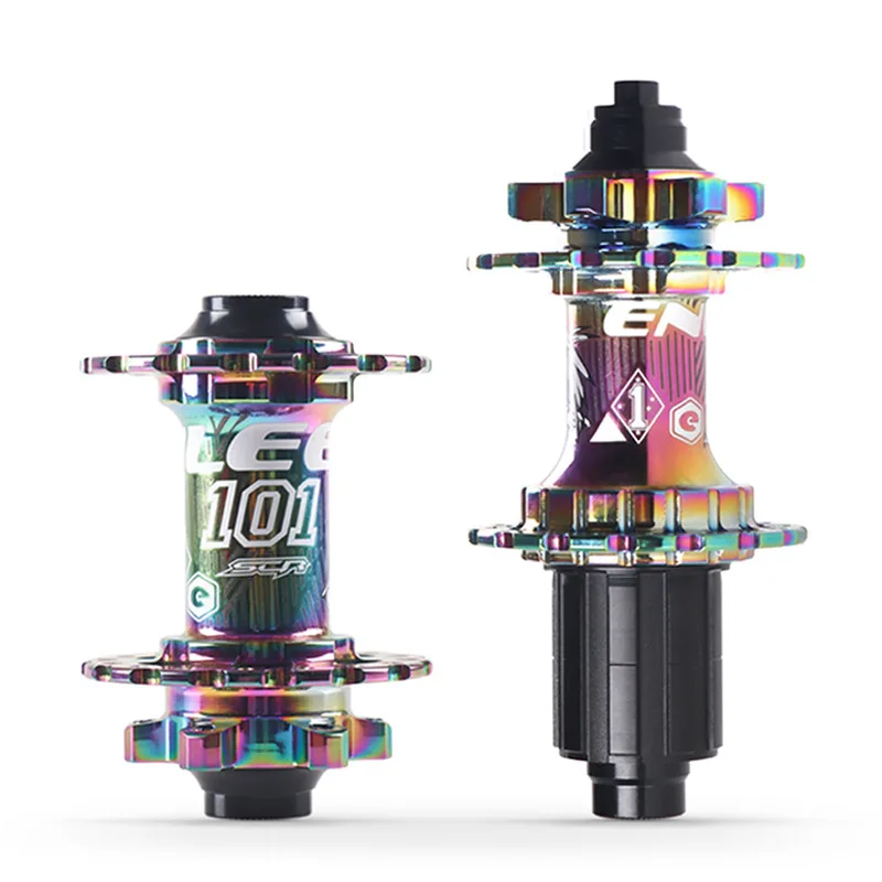 

Bicycle Parts Factory Price Rainbow 32 Holes 8-11 speed 4 Bearing Mountain Bike Disc Brake Hub MTB Bicycle Hubs, Colorful