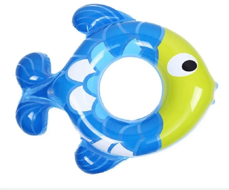 

New Arrival Inflatable Baby Fish Shape Pool Float Swimming Ring Portable Swimming Circle For Child over 3 Years Old