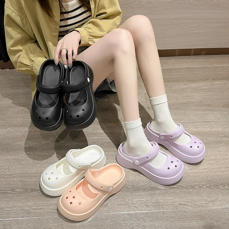 

ycfootwear Slippers women's summer 2023 new platform clogs non-slip clogs
