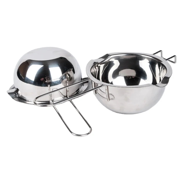 

double boiler chocolate soap wax butter cheese melting pot bowl stainless steel for candle making, As client need