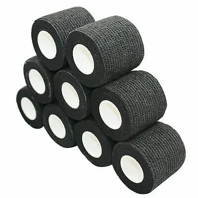 

Tattoo Adhesive Bandage Wrap Sensi-Wrap Grip Tape BLACK 2"