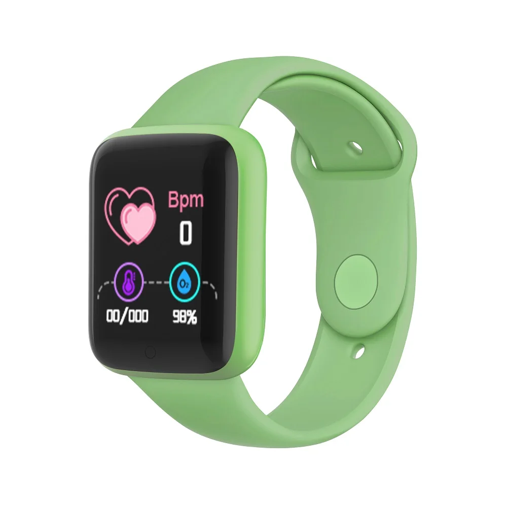 

2021 Amazon Smart Watch y68 New Wrist Bracelet Blood Pressure Sport Fitness Tracker Sleep Tracker Pedometer D20 Smartwatch