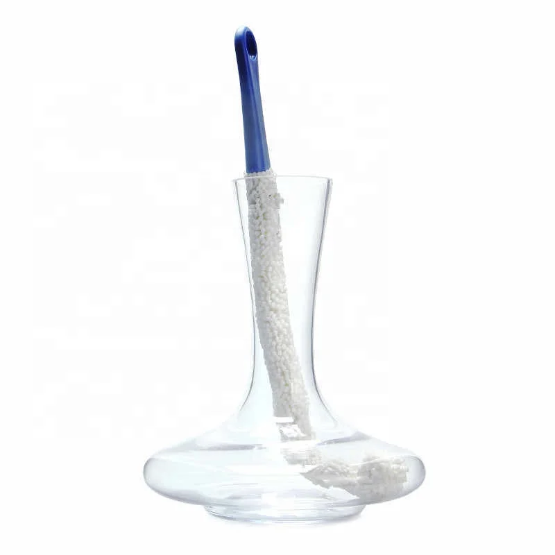 

Creative Cleaning Brush Long Neck Bendable Foam Tipped Goblet Glass Decanter Stemware Cup Washing Brush for Red Wine Cup Glasses