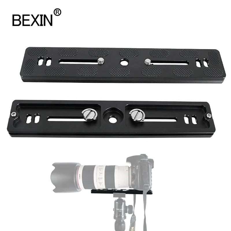 

PU-200A Photographic Equipment Aluminum alloy Quick Release Plate With 1/4 Inches Screw For Tripod Camera Ball Head, Black