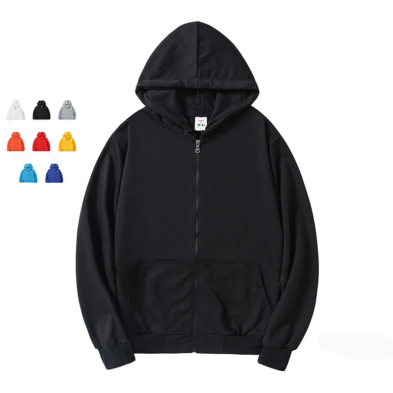 

Men's Hoodie Sweatshirt 65% Cotton 35% Polyester Zip up Plain Oversize Blank Hoodie, Multi colors