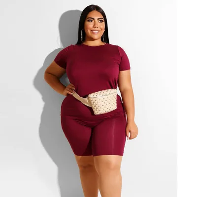 

2021 plus size dresses 4xl 5xl 6xl 7xl 2 two piece set women clothing for fall