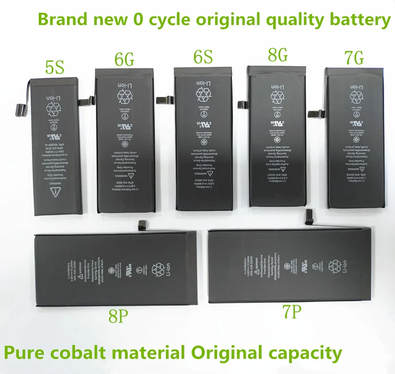 
6SP Hot Selling Product CE FCC ROHS PSE Polymer mobile phone battery 0 cycles 100% capacity OEM / ODM customized 6SP 