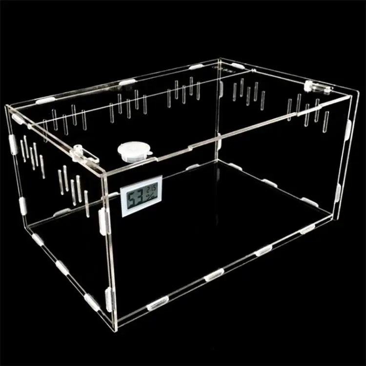 

Foldable Pet Cage Carriers Houses Clear Acrylic Reptile Box