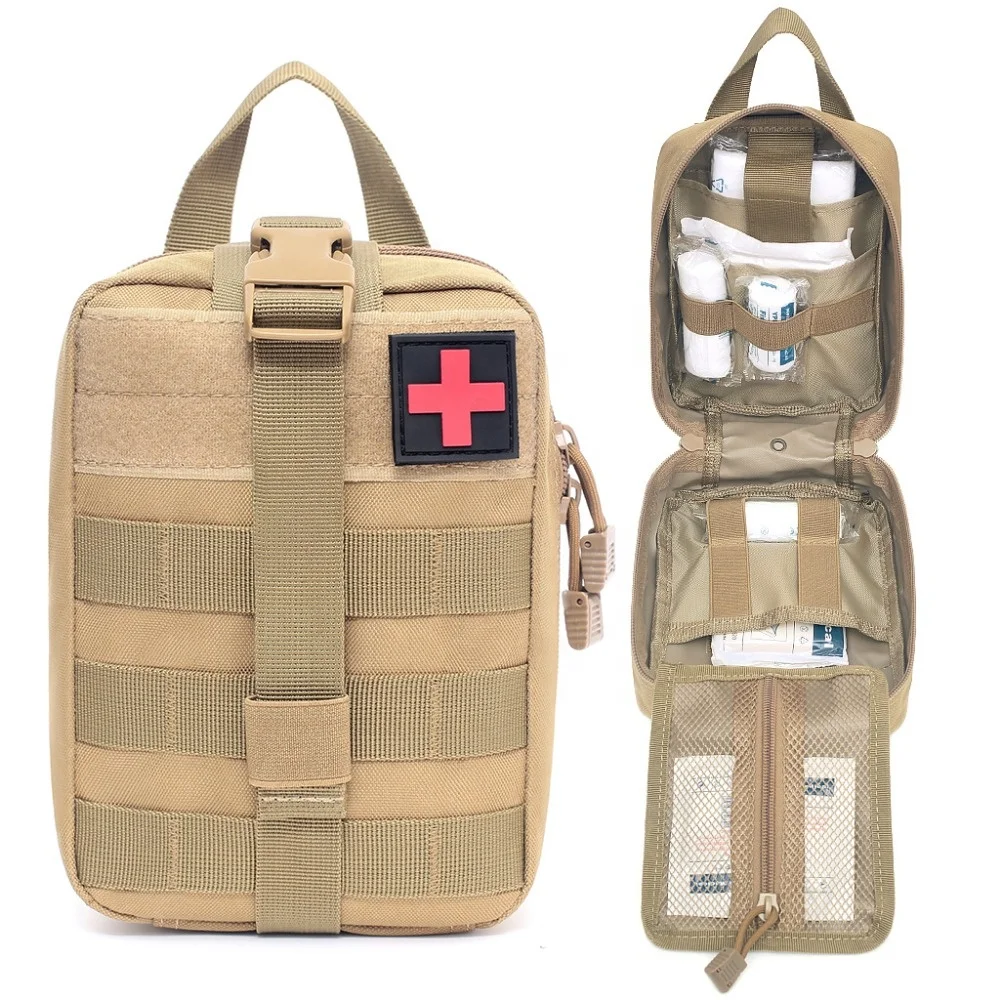 

Tactical EDC Molle Medical Pouch IFAK Utility EMT First Aid Kit Survival Bag Emergency Airsoft Military Hunting Bag