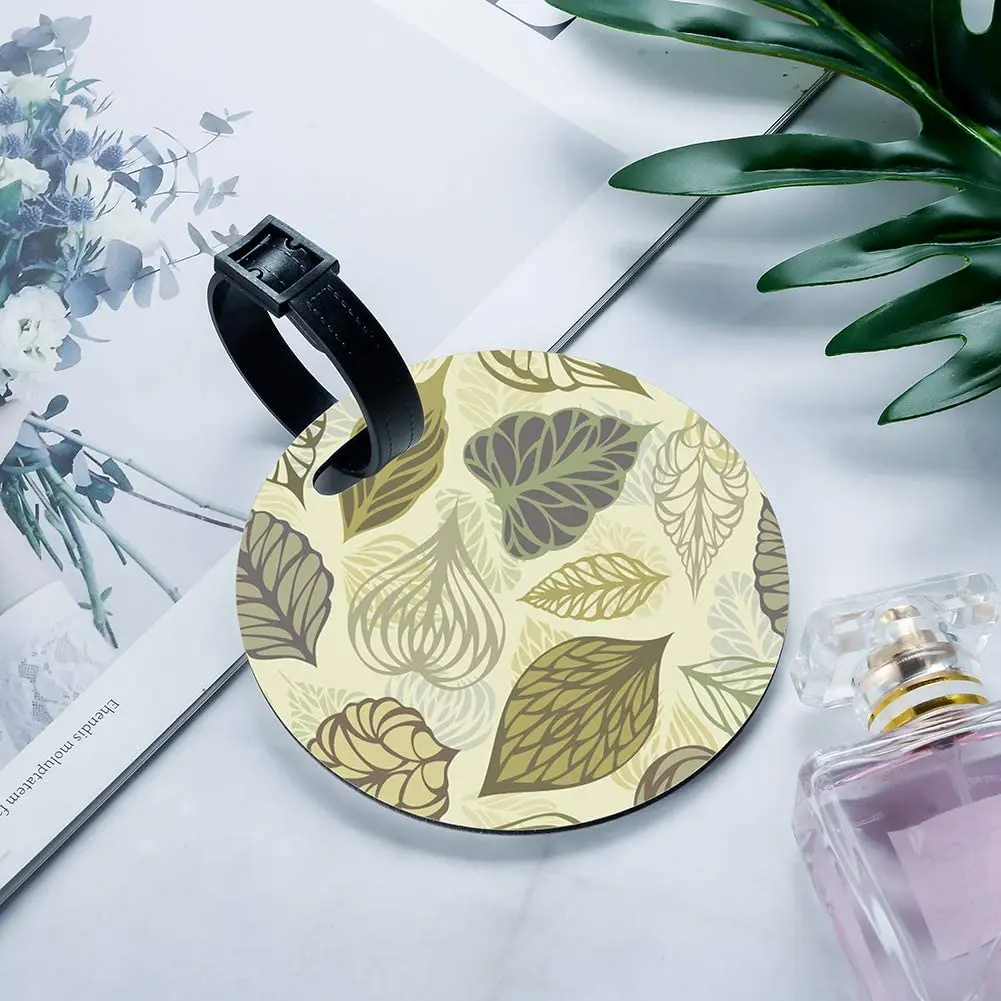 

DIY MDF Travel Round Shape Sublimation Luggage Bag Tags