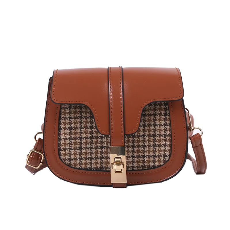 

Autumn Winter Small Women New Trendy Style Messenger Retro Fashion Saddle Inspired Hand Purse Bag 2021 Woman Handbag