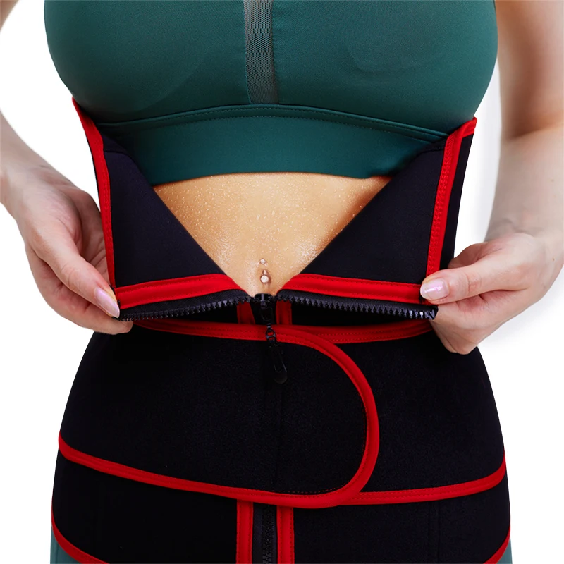 

Wholesale Neoprene Waist Trimmer Slimming Waist Trainer Belt Sweat Belt, Red,black