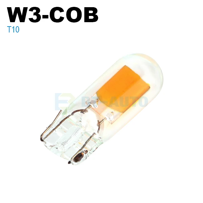 [W3-COB-T10-Y LED Bulb]Good light pattern  All in One t10 led bulb car