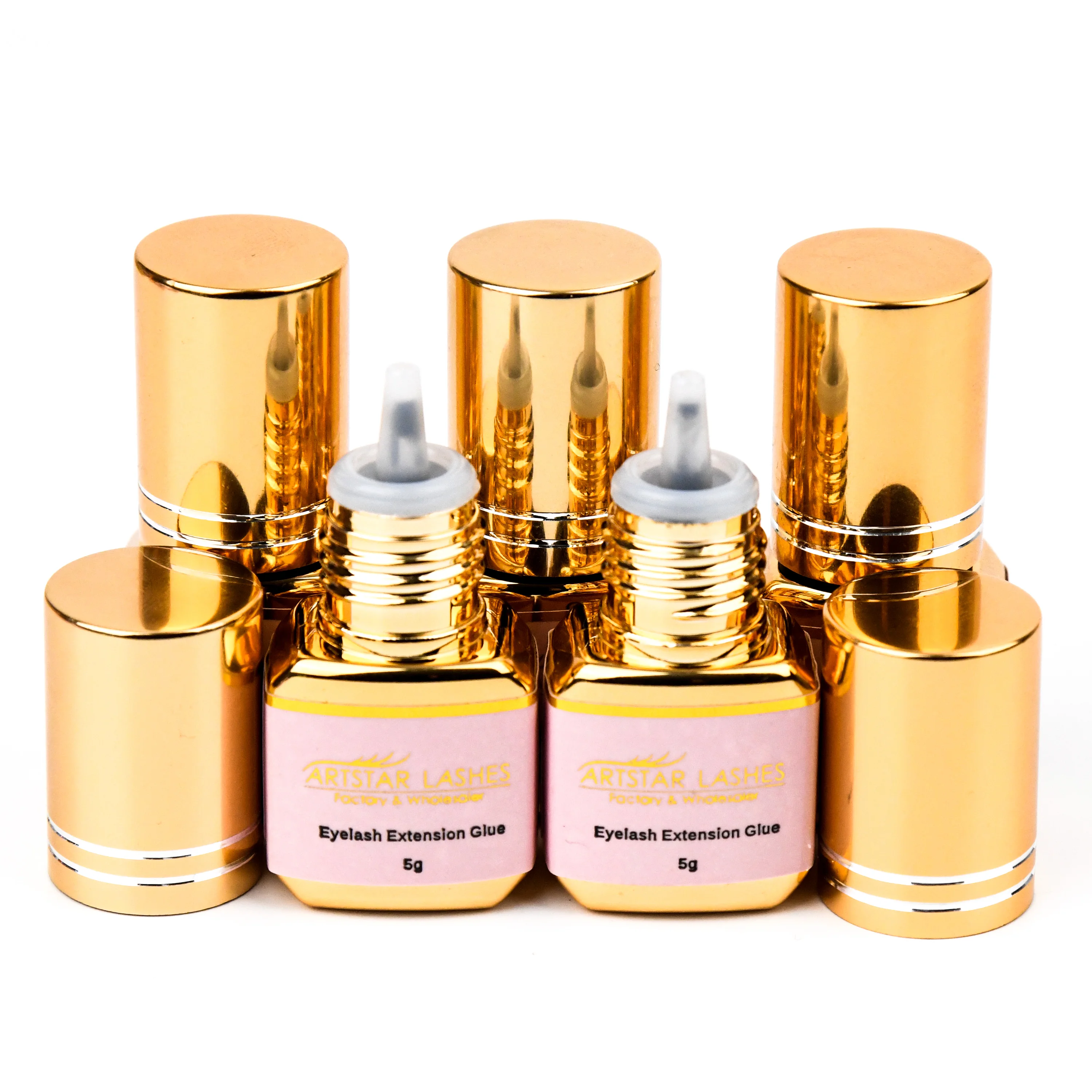 Best Quality Korean Eyelash Glue Strong Hold 0.5-2 Second Adhesive for Sensitive Skin Free Stimulus Private Label