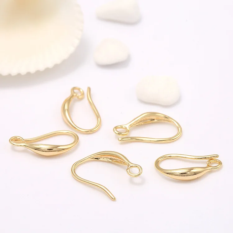 

Wholesale 14K Gold Plated Earring Hooks for Jewelry Earrings Making
