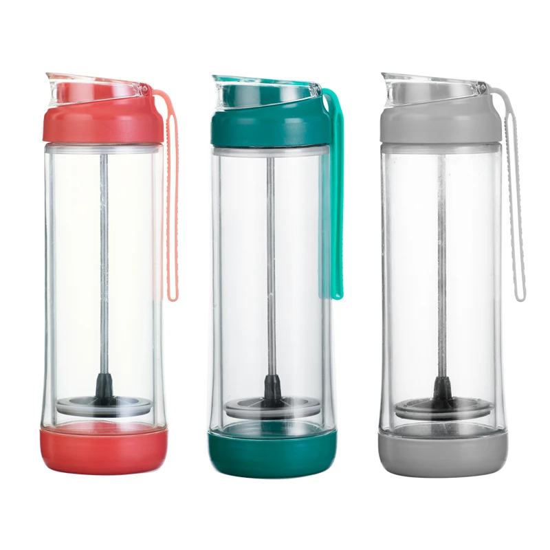 

Trade assurance durable 400 ml double wall borosilicate glass travel french press
