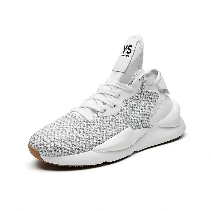 

2020 Wholesale high-quality running shoes breathable mens sneakers, Black/white/grey