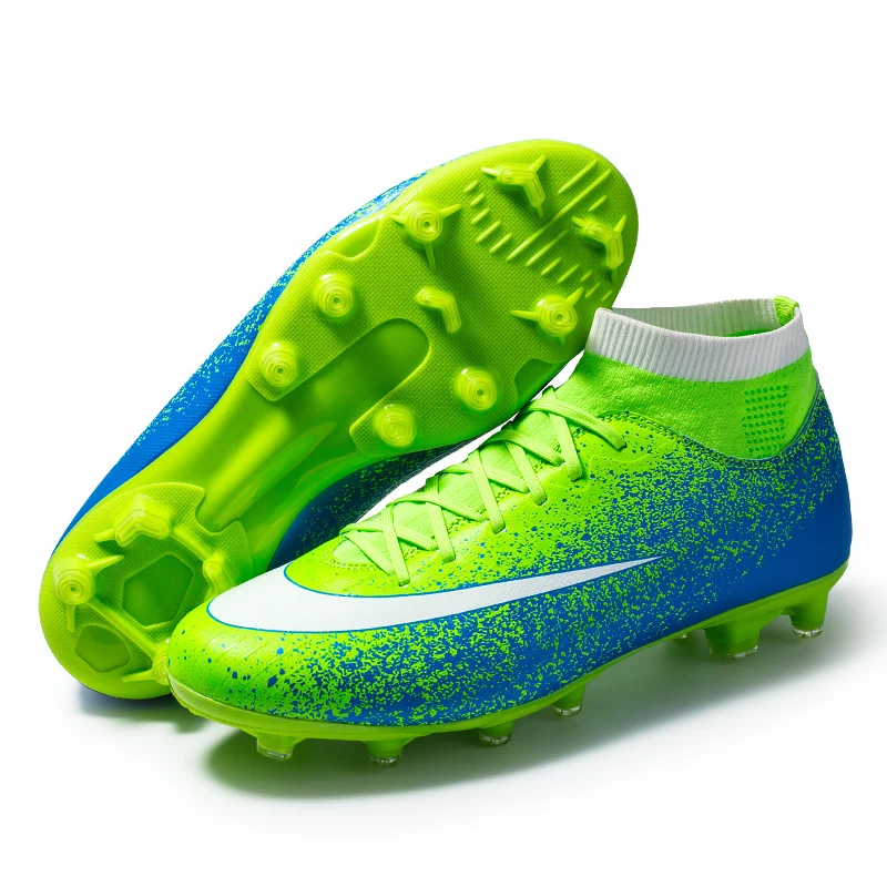

2020 Hot Sale Men FG Studs Football Boots High Ankle Soccer Shoes