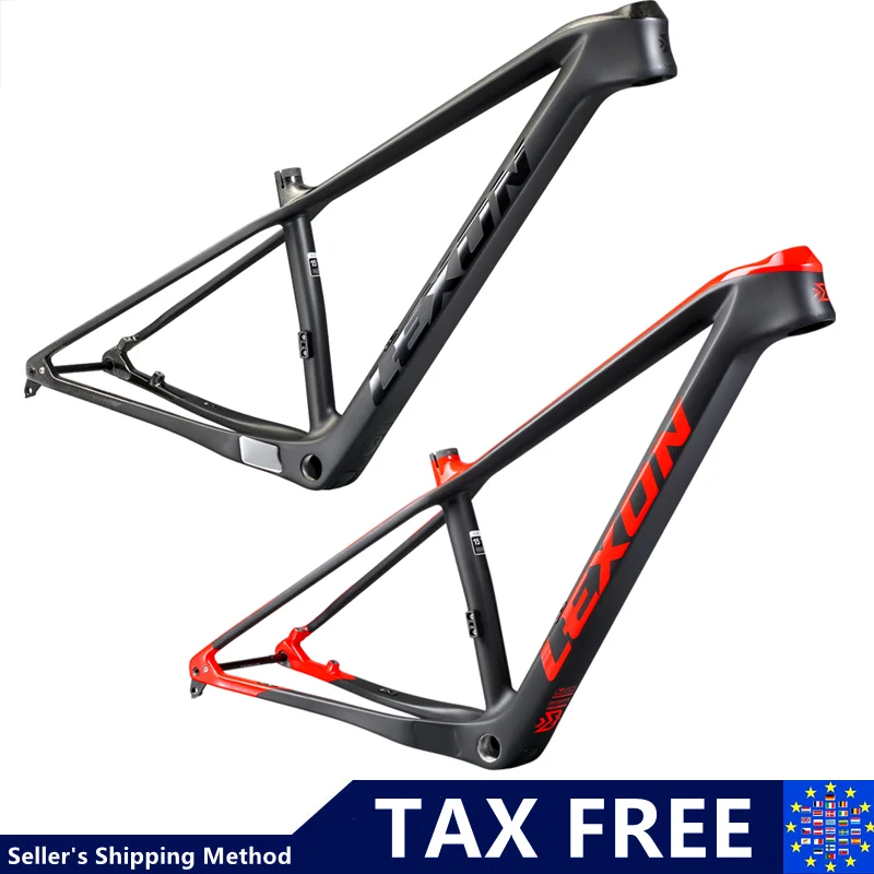 

T1000 Carbon MTB Frame 29er Lexon Full Carbon Frame For Bicicletas Mountain Bike 29 BSA MTB Carbon Bicycle Frameset Free Tax