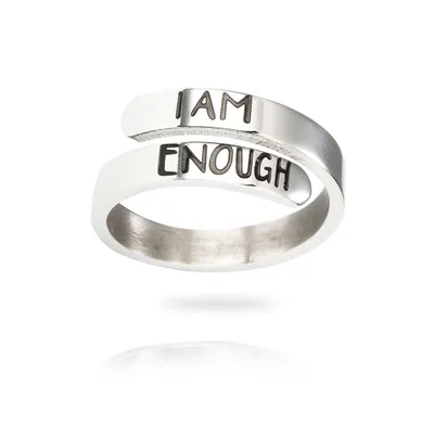 

Simple Design Popular Ring Jewelry Stainless Steel Customized Words Rings