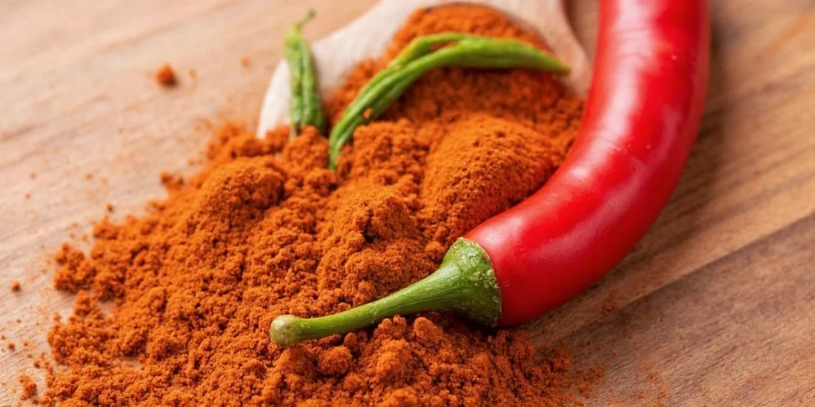 Final dish with chile ancho powder
