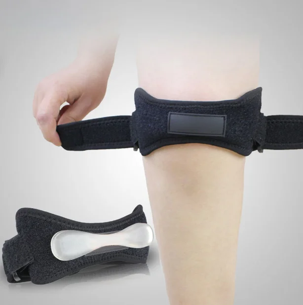 

Breathable Adjustable Professional Strengthen Gel Knee Brace Strap, Customized color