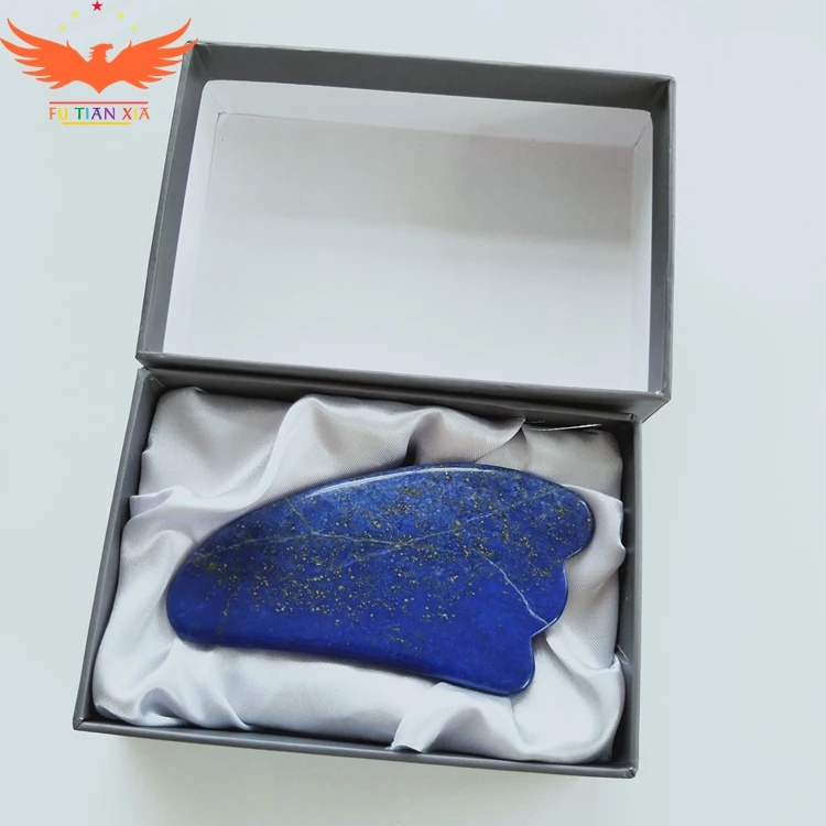 

Gua sha tools lapis lazuli jade facial massage scraping guasha board for beauty gua sha board