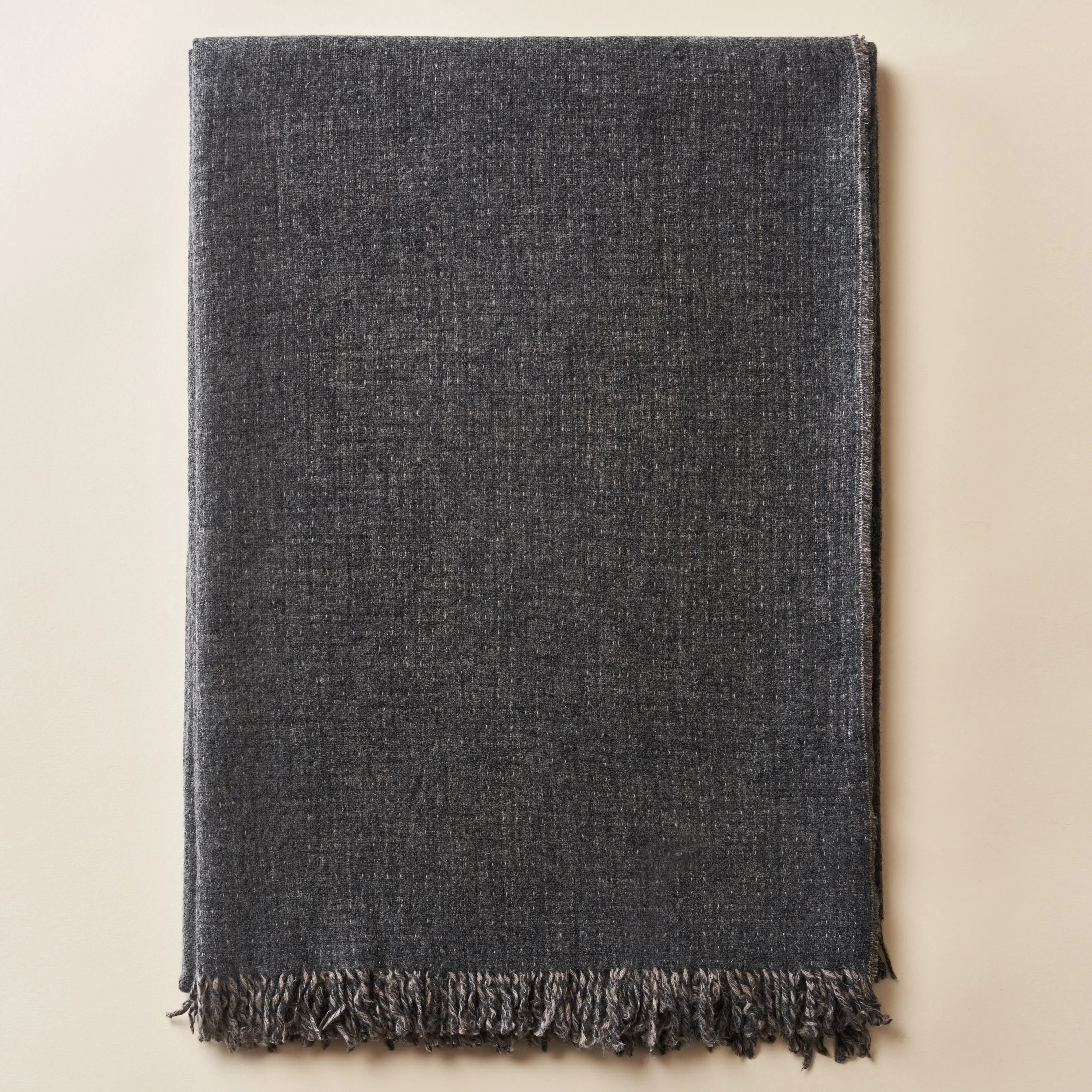 100% Australian Wool Organic Eco-Friendly Luxury Wrinkle Resistant Double-Sided Winter Throw Blanket Shawl Mountain Series