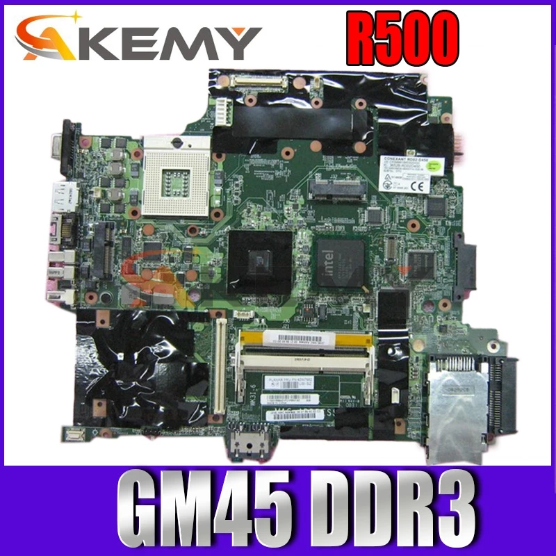 

Akemy FRU 42W7982 45N4476 For thinkpad R500 15'' Laptop motherboard intel GM45 DDR3 Intel HD graphics Main board