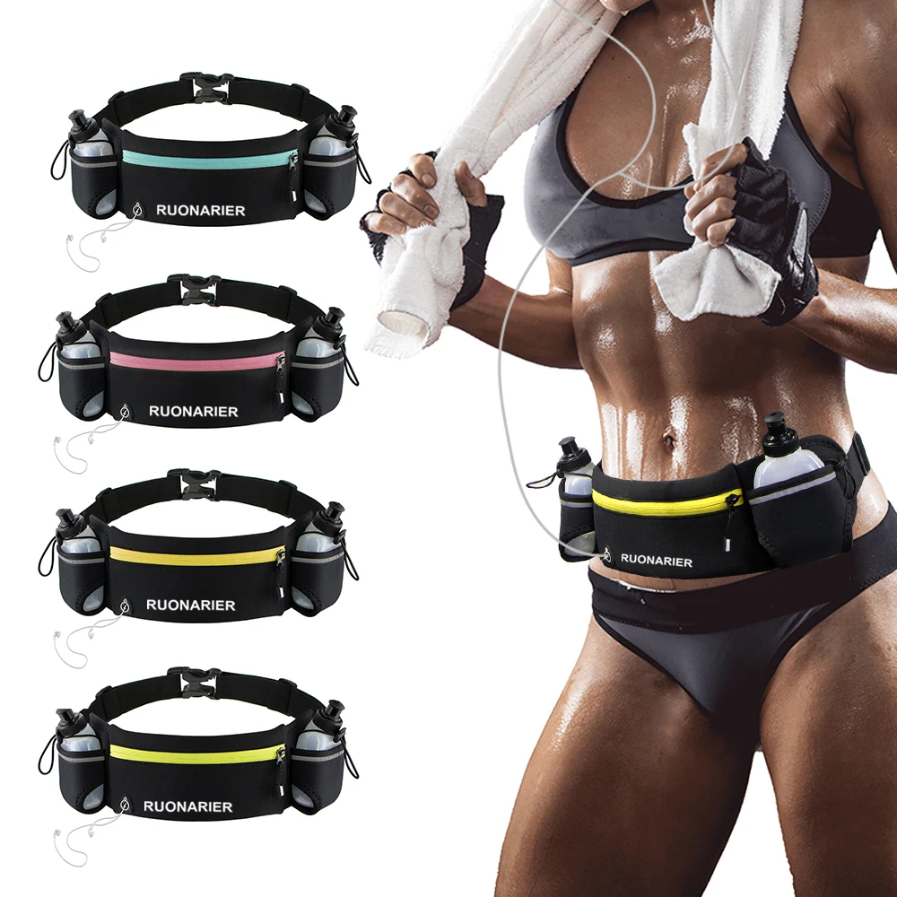 

Waterproof Spandex Outdoor Sports running belt Neoprene waist bag bike gym logo fanny pack belts, Customized color