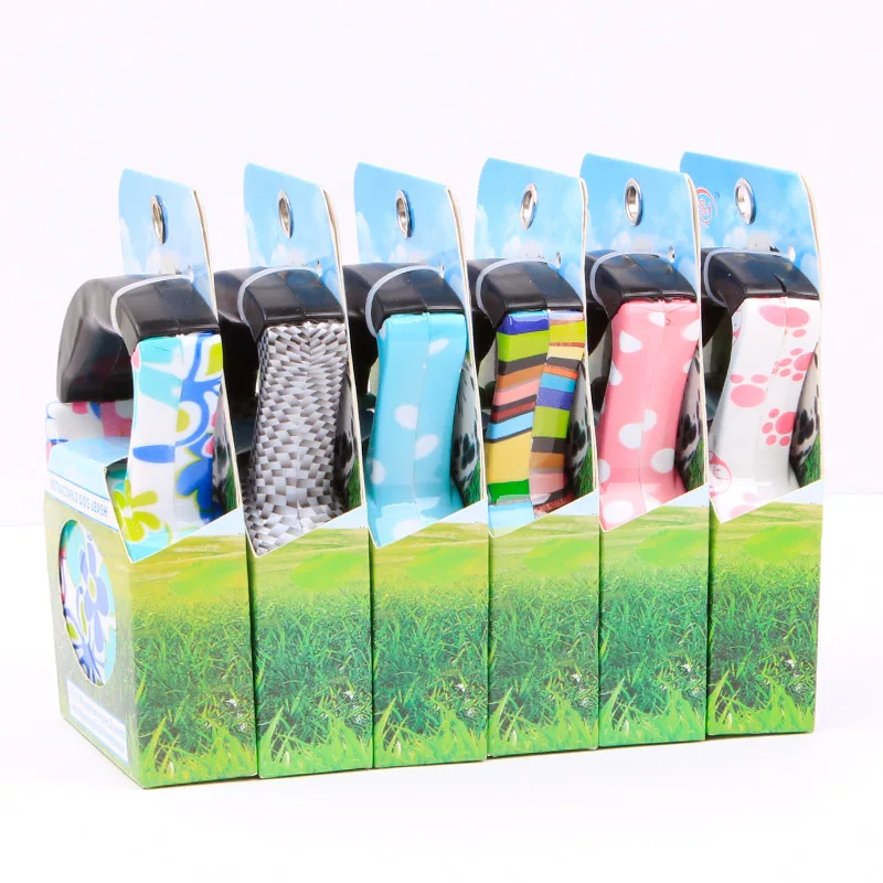 Wholesale More Design Adjustable Slip Luxury Nylon Rope Custom Print Logo Pet Retractable Dog Leash For Dog